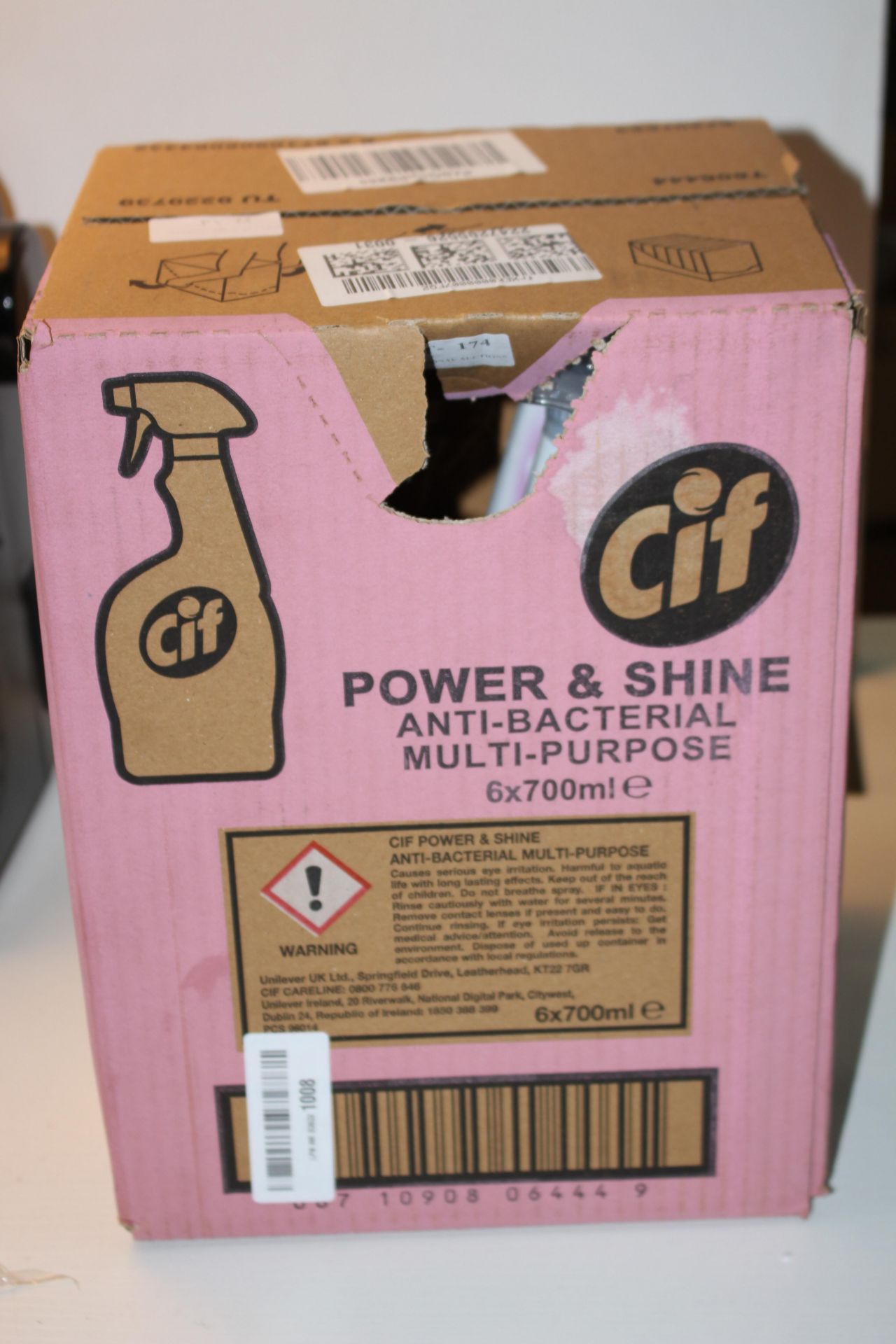 6X 700ML CIF POWER & SHINE ANTI-BACTERIAL MULTI-PURPOSE Condition ReportAppraisal Available on
