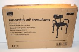 BOXED HEALTHCARE SHOWER CHAIR WITH ARMRESTS RRP £34.89Condition ReportAppraisal Available on