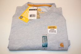 BAGGED WITH TAGS CARHARTT SIZE LARGE REGULAR FIT FAST DRY WICKS SWEAT - STAIN BREAKER Condition