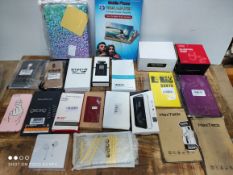 1 LOT TO CONTAIN 21 ASSORTED ITEMS TO INCLUDE PHONE CASES/TW40 AIRBUS AND MORE (IMAGE DEPICTS