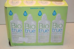 5X BOXED BAUSCH & LOMB BIO TRUE CONTACT LENSE EYE SOLUTION SETS Condition ReportAppraisal