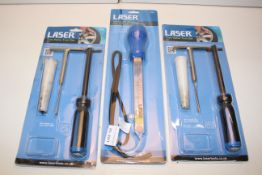 3X ASSORTED LASER TOOLS (IMAGE DEPICTS STOCK)Condition ReportAppraisal Available on Request- All
