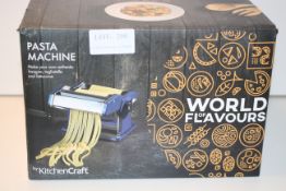 BOXED KITCHENCRAFT WORLD OF FLAVORS PASTA MACHINE Condition ReportAppraisal Available on Request-