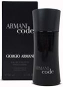 BOXED GENTS ARMANI CODE, EAU DE TOILETTE 50ML, RRP-£48.99Condition ReportAppraisal Available on