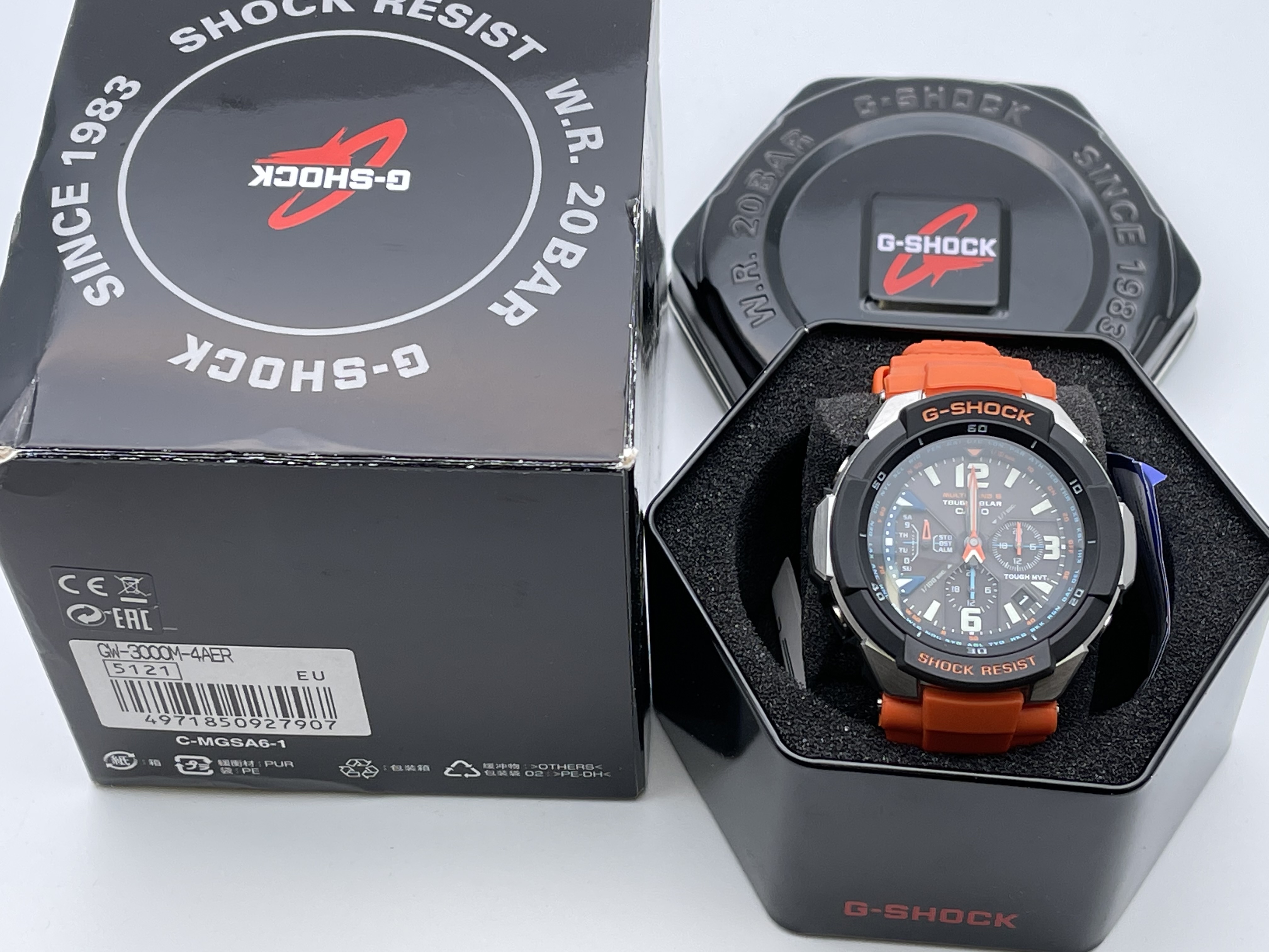 BOXED GENTS CASIO G SHOCK WATCH, MODEL- GW3000M4AER WATCH, RRP-£285.00  APPEARS NEW, QUITE A RARE