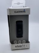 BOXED GARMIN VIVO FIT 3 ACTIVITY TRACKER, RRP-£69.99, POWERS ON, APPEARS NEW Condition