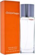 BOXED BRAND NEW CLINIQUE HAPPY PERFUME SPRAY, 50ML, RRP-£44.00Condition ReportAppraisal Available on