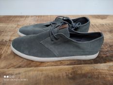 MENS GREY SUEDE PUMPS SIZE 10 - RRP £26Condition ReportAppraisal Available on Request- All Items are