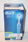 BOXED ORAL B VITALITY PLUS POWERED BY BRAUN TOOTHBRUSH RRP £24.99Condition ReportAppraisal Available
