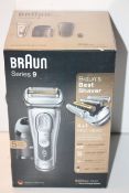 BOXED BRAUN SERIES 9 SHAVER 9390CC SILVER RRP £199.00Condition ReportAppraisal Available on Request-