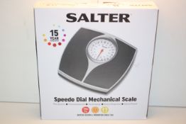 BOXED SALTER SPEEDO DIAL MECHANICAL SCALE RRP £20.00Condition ReportAppraisal Available on