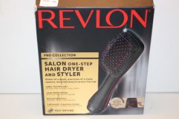 BOXED REVLON PRO COLLECTION SALON ONE-STEP HAIR DRYER AND STYLER RRP £70.50Condition ReportAppraisal
