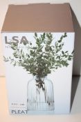 BOXED LSA INTERNATIONAL PLEAT VASE Condition ReportAppraisal Available on Request- All Items are