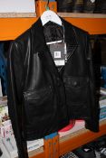 BLK DNM NYC LEATHER JACKET SIZE SMALL Condition ReportAppraisal Available on Request- All Items