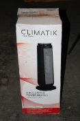 BOXED CLIMATIK OSCILLATING TOWER FAN RRP £34.89Condition ReportAppraisal Available on Request- All
