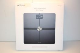 BOXED WITHINGS BODY+ BODY COMPOSITIONS WI-FI SCALE RRP £89.99Condition ReportAppraisal Available