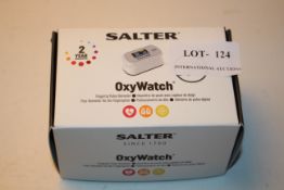 BOXED SALTER OXYWATCH FINGERTIP PULSE OXIMETER Condition ReportAppraisal Available on Request- All