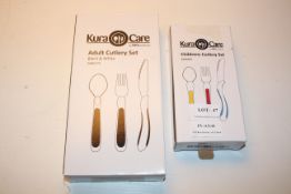 2X BOXED KURA CARE CUTLERY SETS (IMAGE DEPICTS STOCK)Condition ReportAppraisal Available on Request-