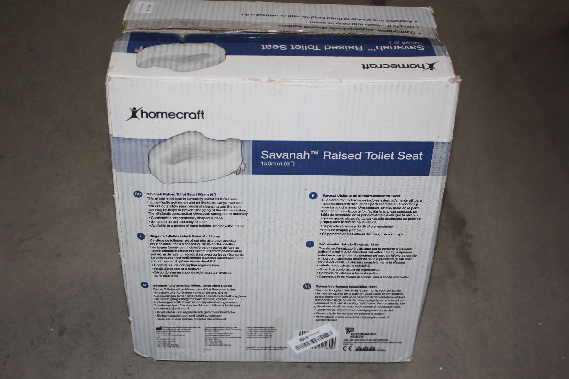 2X BOXED HOMECRAFT SAVANNAH STYLE RAISED TOILET SEATS Condition ReportAppraisal Available on