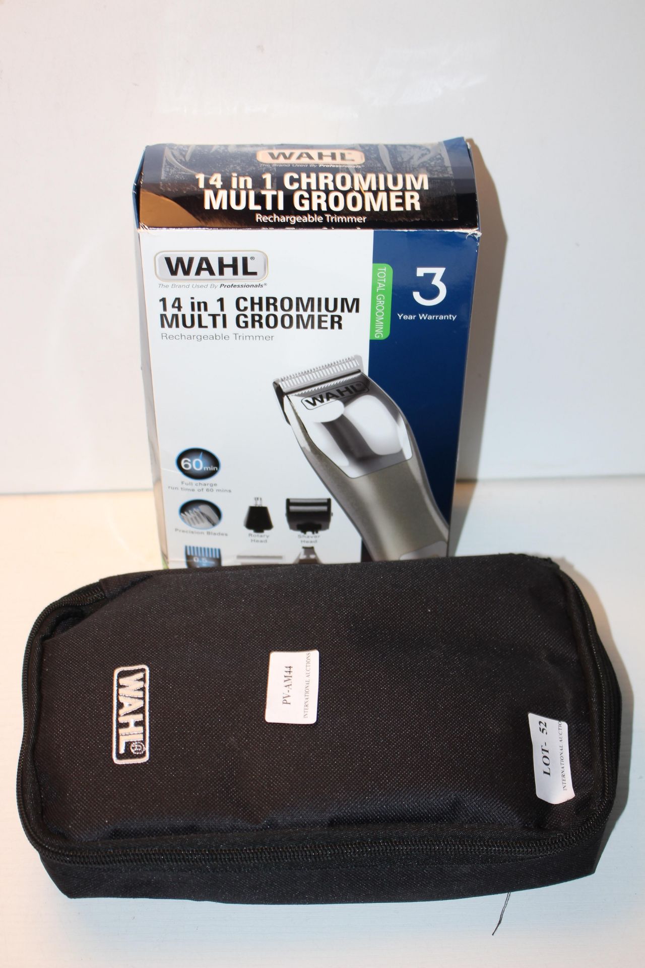 2X BOXED/UNBOXED ASSORTED WAHL RECHARGEABLE TRIMMER & CLIPPER Condition ReportAppraisal Available on