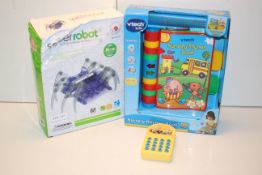 3X ASSORTED ITEMS BY VTECH, SPIDERROBOT & OTHER (IMAGE DEPICTS STOCK)Condition ReportAppraisal