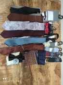 16 X MENS TIES, BOW TIES AND POCKET SQUARES - COMBINED RRP £110 (IMAGE DEPICTS STOCK)Condition