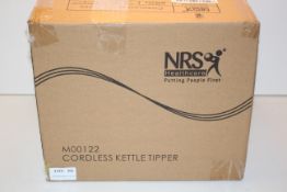 BOXED NRS HEALTHCARE CORDLESS KETTLE TIPPER Condition ReportAppraisal Available on Request- All