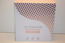 BOXED LILY ENGLAND DELUXE HAIR DRYER ROSE GOLD EDITION RRP £34.99Condition ReportAppraisal Available