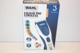BOXED WAHL COLOUR PRO CORD/CORDLESS CLIPPER RRP £49.99Condition ReportAppraisal Available on