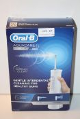 BOXED ORAL B AQUACARE 6 PRO EXPERT POWERED BY BRAUN RRP £83.10Condition ReportAppraisal Available on
