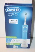 BOXED ORAL B VITALITY PLUS POWERED BY BRAUN TOOTHBRUSH RRP £24.99Condition ReportAppraisal Available