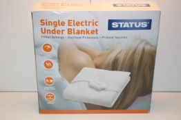 BOXED STATUS SINGLE ELECTRIC UNDER BLANKET RRP £27.89Condition ReportAppraisal Available on Request-