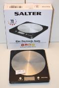 2X BOXED/UNBOXED SALTER DISC ELECTRONIC SCALES COMBINED RRP £34.00Condition ReportAppraisal