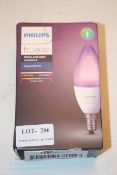 BOXED PHILIPS HUE PERSONAL WIRELESS LIGHTING WHITE AND COLOUR AMBIANCE SINGLE BULB E14 RRP £18.