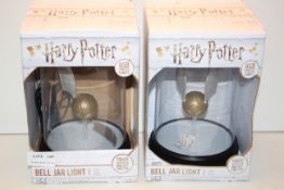 2X BOXED HARRY POTTER BELL JAR LIGHT RRP £29.99 EACHCondition ReportAppraisal Available on