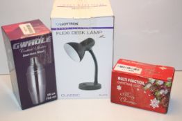 3X ASSORTED BOXED ITEMS TO INCLUDE LLOYTRON LAMP, STAINLESS COCKCondition ReportAppraisal