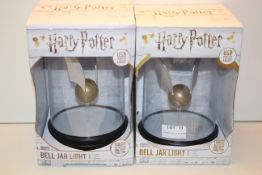 2X BOXED HARRY POTTER BELL JAR LIGHT RRP £29.99 EACHCondition ReportAppraisal Available on