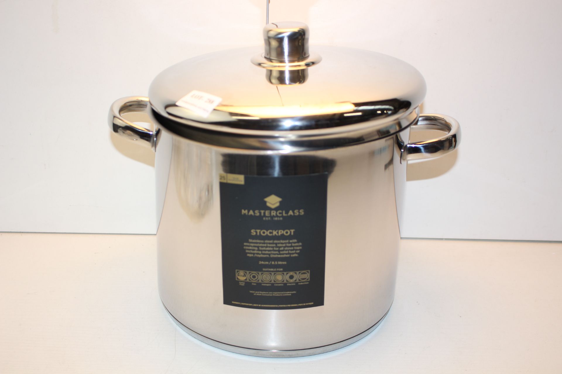 UNBOXED MASTERCLASS STOCK POT 24CM 8.5LITRESCondition ReportAppraisal Available on Request- All
