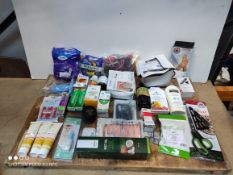 ONE LOT TO CONTAIN OF A LARGE NUMBER OF ASSORTED ITEMS TO INCLUDE CREAMS, SCISSORS AND MORE (IMAGE