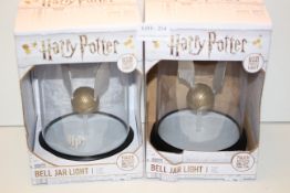 2X BOXED HARRY POTTER BELL JAR LIGHT RRP £29.99 EACHCondition ReportAppraisal Available on