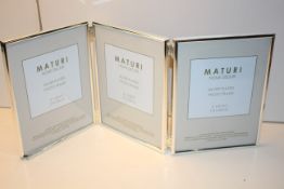 BOXED MATURI HOME DÉCOR SILVER PLATED PHOTO FRAME 6 X 8 INCH Condition ReportAppraisal Available