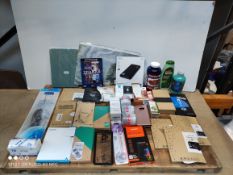 ONE LOT TO CONTAIN OF A LARGE NUMBER OF ASSORTED ITEMS TO INCLUDE, CASES, CREAMS AND MORE (IMAGE