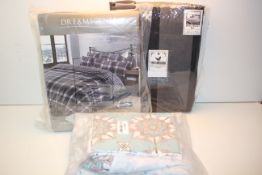 3X ASSORTED BEDDING SETS BY DREAMSCAPE, FINEST HOMEWARE & OTHER (IMAGE DEPICTS STOCK)Condition