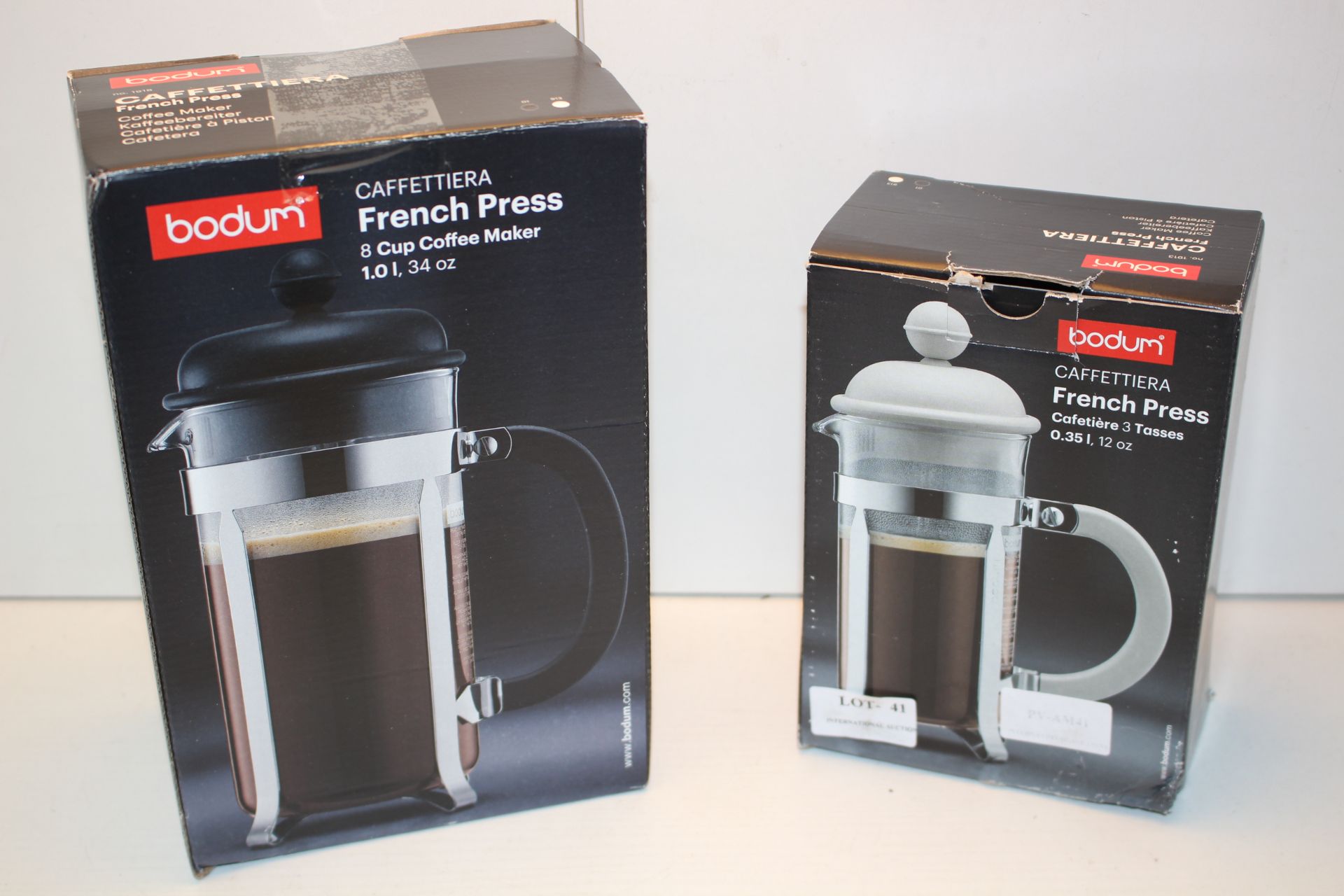 2X BOXED BODUM TRAVEL PRESS COMBINED RRP £55.00Condition ReportAppraisal Available on Request- All