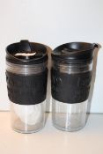 2X UNBOXED BODUM DOUBLE WALLED TRAVEL PRESS 0.35L Condition ReportAppraisal Available on Request-