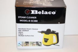 BOXED BELACO HANDHELD STEAM CLEANER MODEL: B-SC388 RRP £32.89Condition ReportAppraisal Available