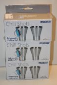 3X BOXED CHILL SHOTS SETS BY BARBUZZO Condition ReportAppraisal Available on Request- All Items