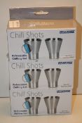 3X BOXED CHILL SHOTS SETS BY BARBUZZO Condition ReportAppraisal Available on Request- All Items