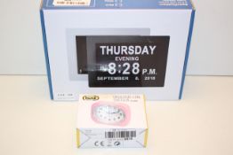 2X BOXED ASSORTED CLOCKS (IMAGE DEPICTS STOCK)Condition ReportAppraisal Available on Request- All