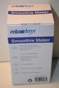 16X BOXED RELAXDAYS SMOOTHIE MAKERS COMBINED RRP £160.00Condition ReportAppraisal Available on